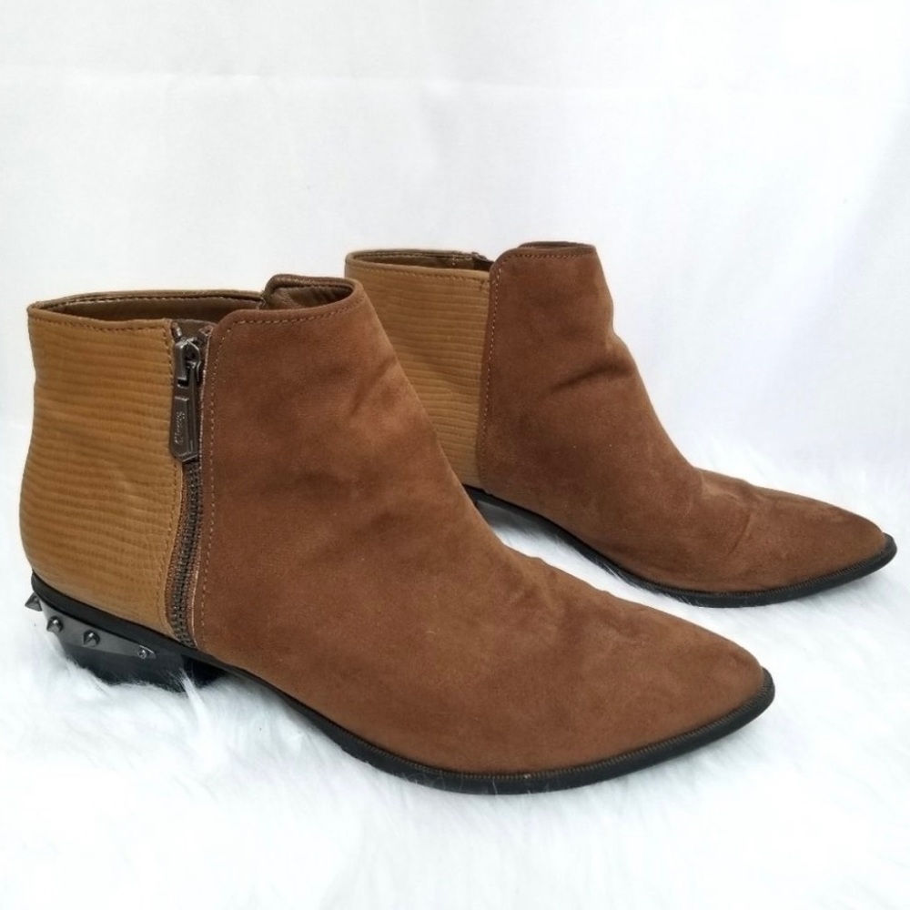 Circus by Sam Edelman Highland Western Spiked Boots Brown 9.5